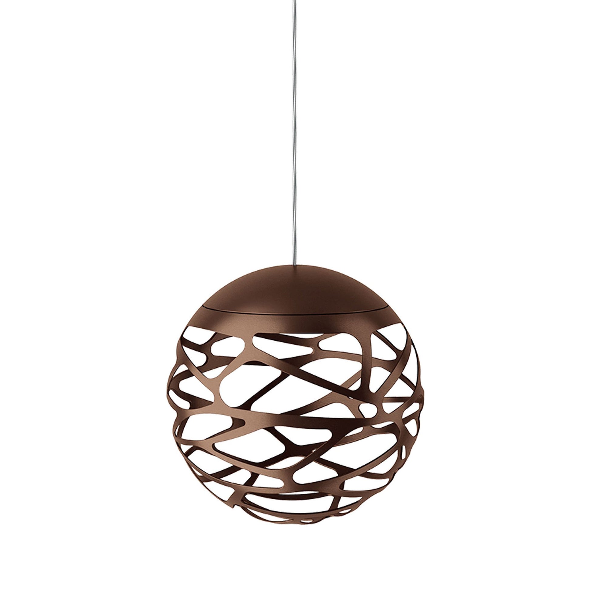 Kelly Cluster LED Pendant Light in Coppery Bronze.