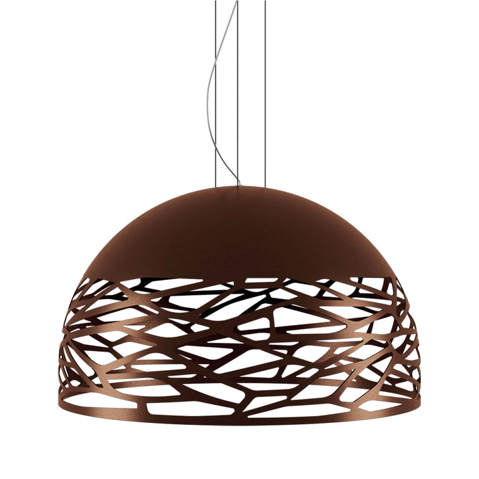 Kelly Dome LED Pendant Light in Bronze (Large).