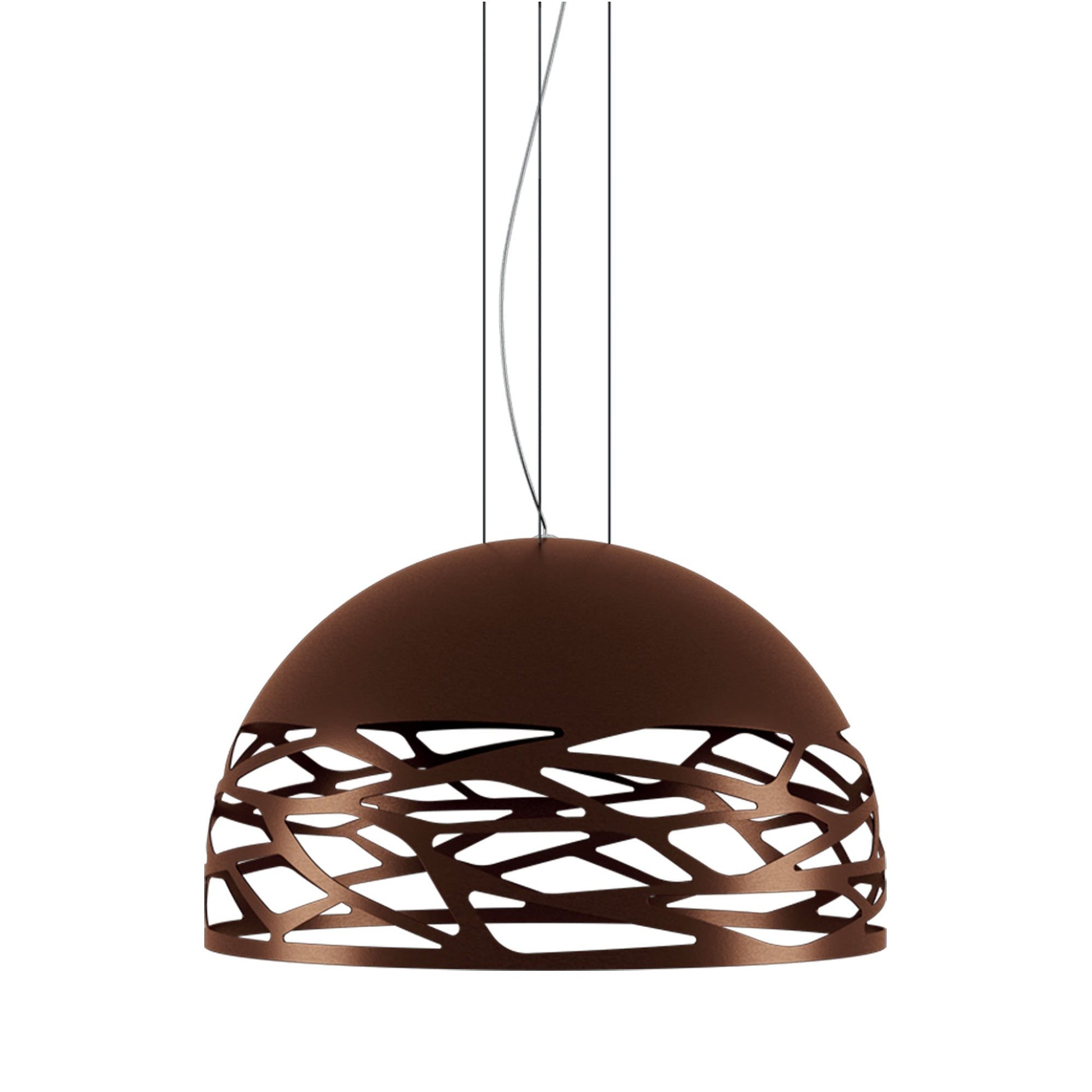 Kelly Dome LED Pendant Light in Coppery Bronze (Small).