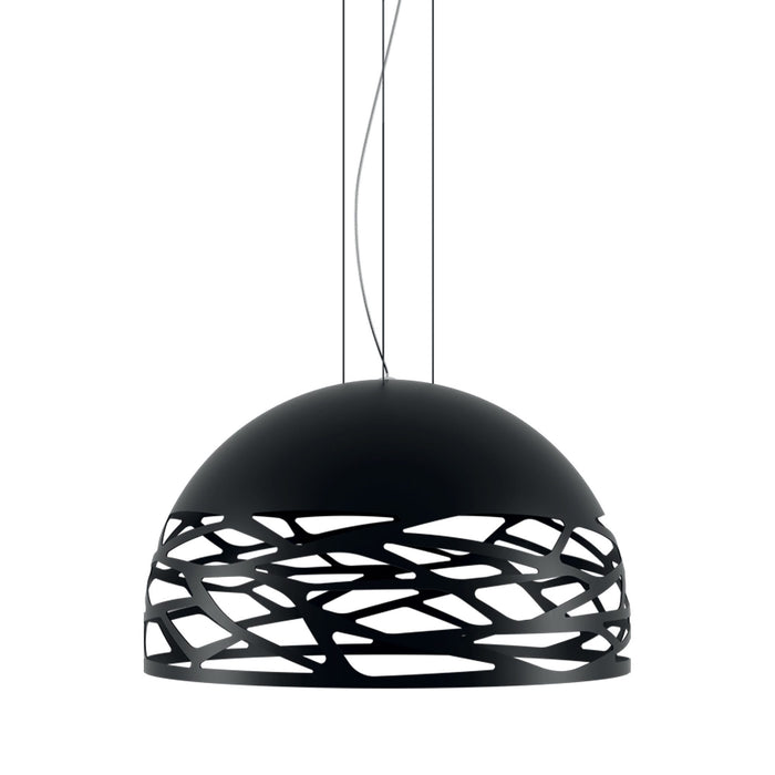 Kelly Dome LED Pendant Light in Black (Small).