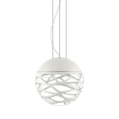 Kelly LED Pendant Light in White (Small).