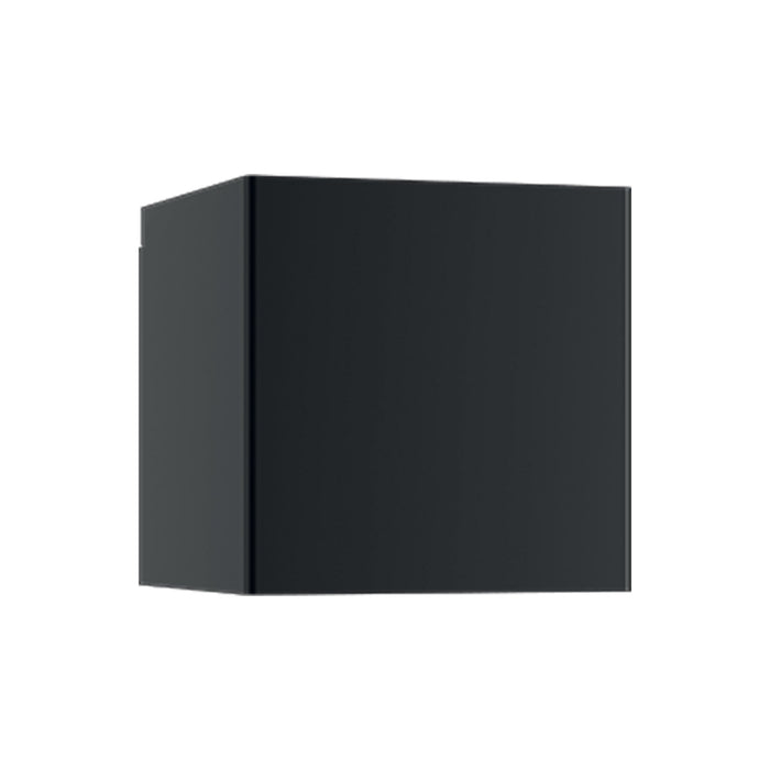 Laser Cube LED Wall Light in Black.