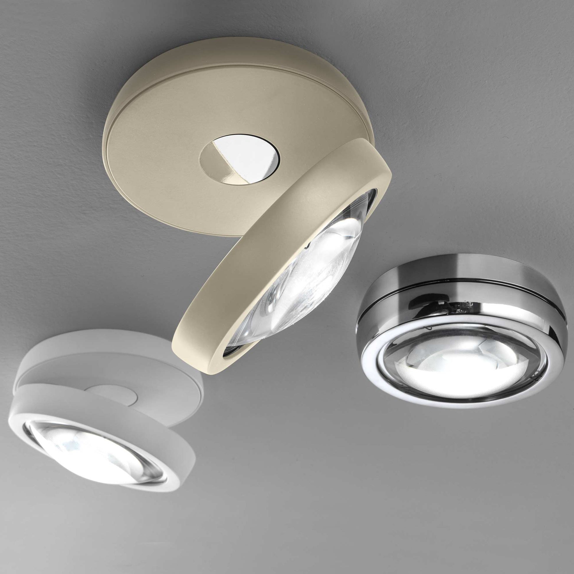 Nautilus LED Ceiling Light in multicolor.