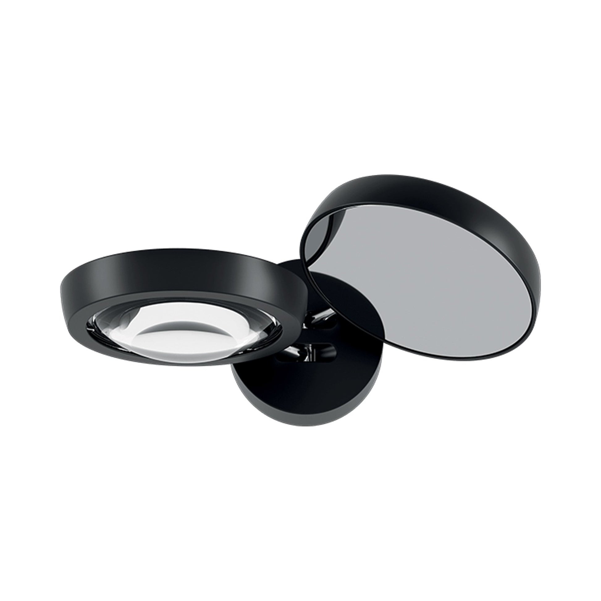 Nautilus LED Wall Light in Matte Black.