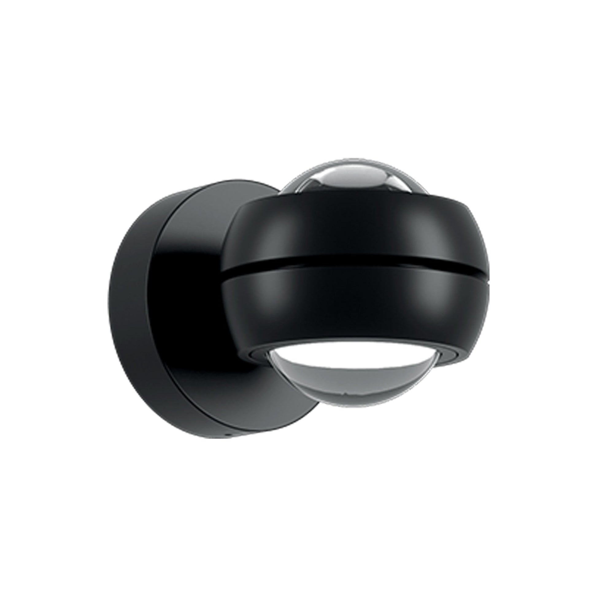 Nautilus Mini LED Wall Light in Matte Black.