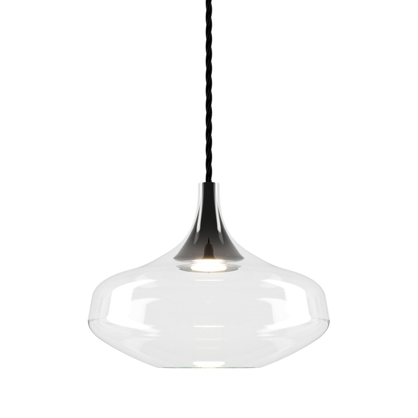 Nostalgia Large LED Pendant Light in Black.