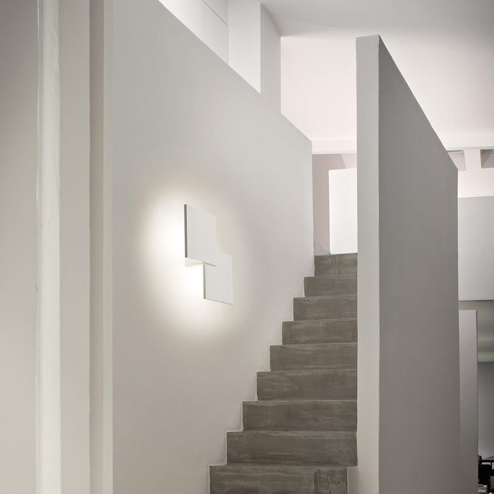 Puzzle LED Ceiling Wall Light in stair.