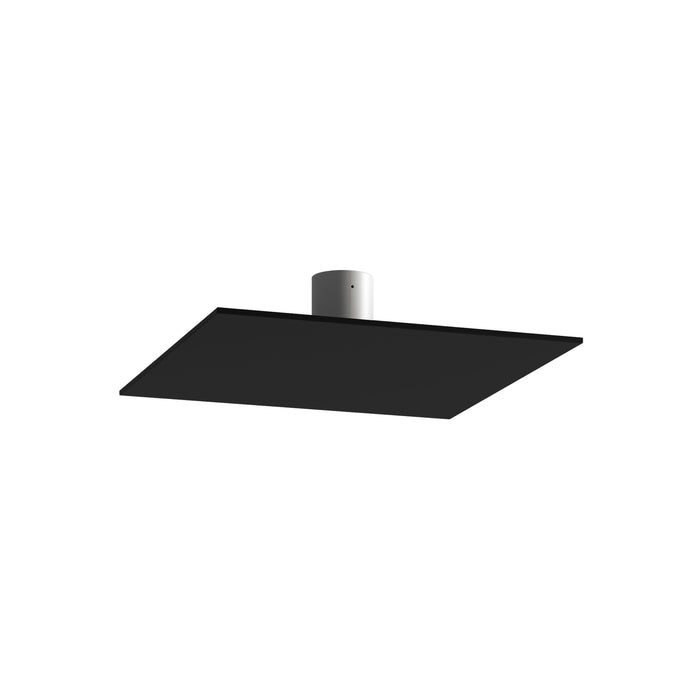 Puzzle Mega LED Ceiling Wall Light in Matte Black (Small Square).