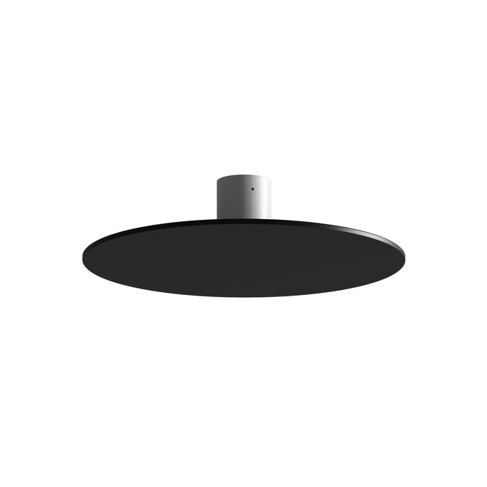 Puzzle Mega Round LED Ceiling Wall Light in Matte Black (Small).