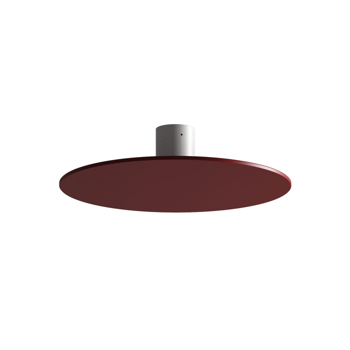 Puzzle Mega Round LED Ceiling Wall Light in Red (Small).