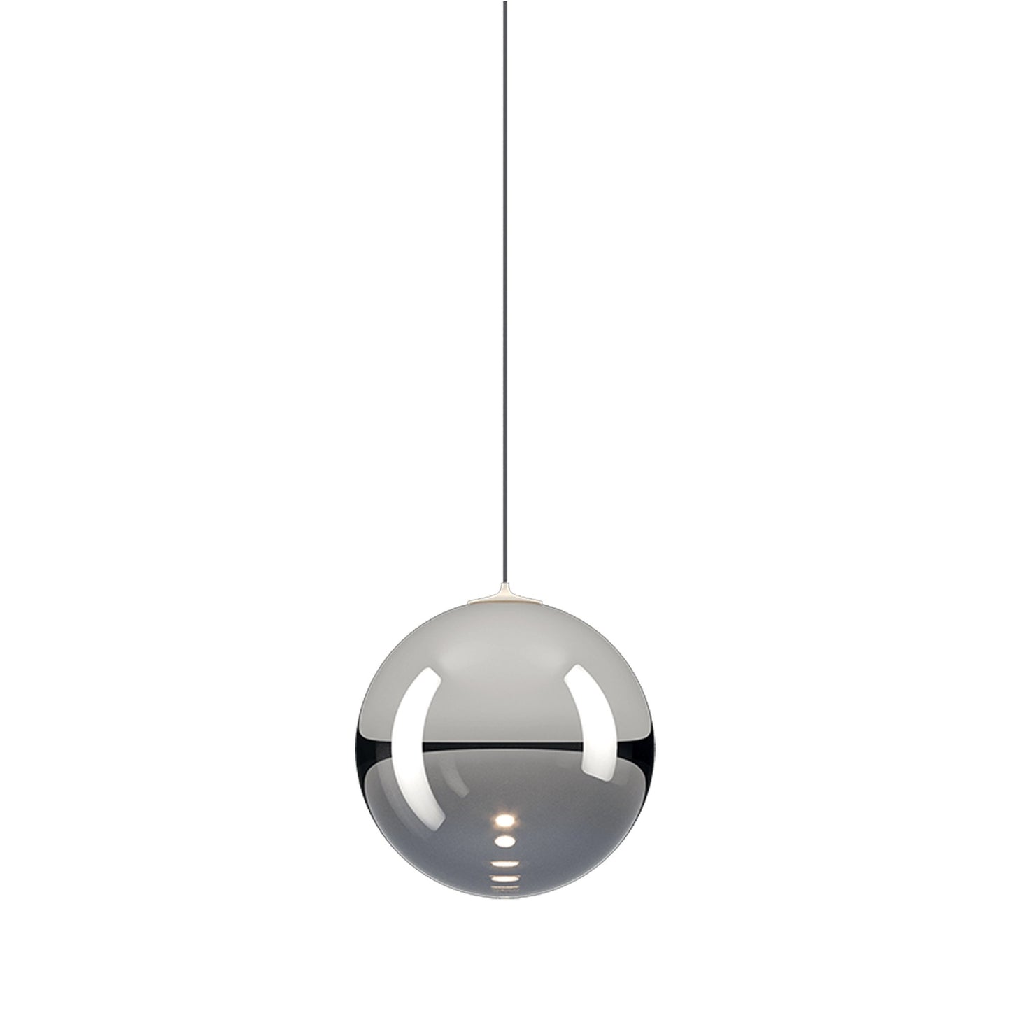 Random Solo LED Pendant Light in Chrome (X-Small).