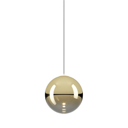 Random Solo LED Pendant Light in Gold (X-Small).