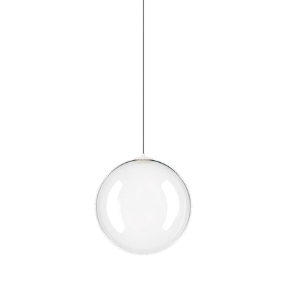 Random Solo LED Pendant Light in Clear (Small).