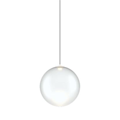 Random Solo LED Pendant Light in White (Small).