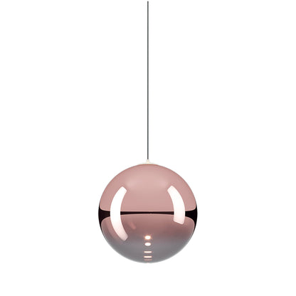 Random Solo LED Pendant Light in Rose Gold (Small).