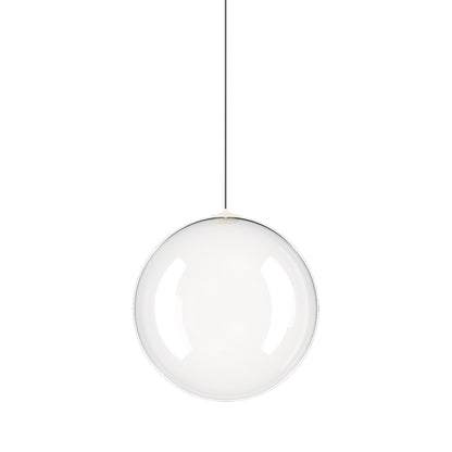 Random Solo LED Pendant Light in Clear (Medium).