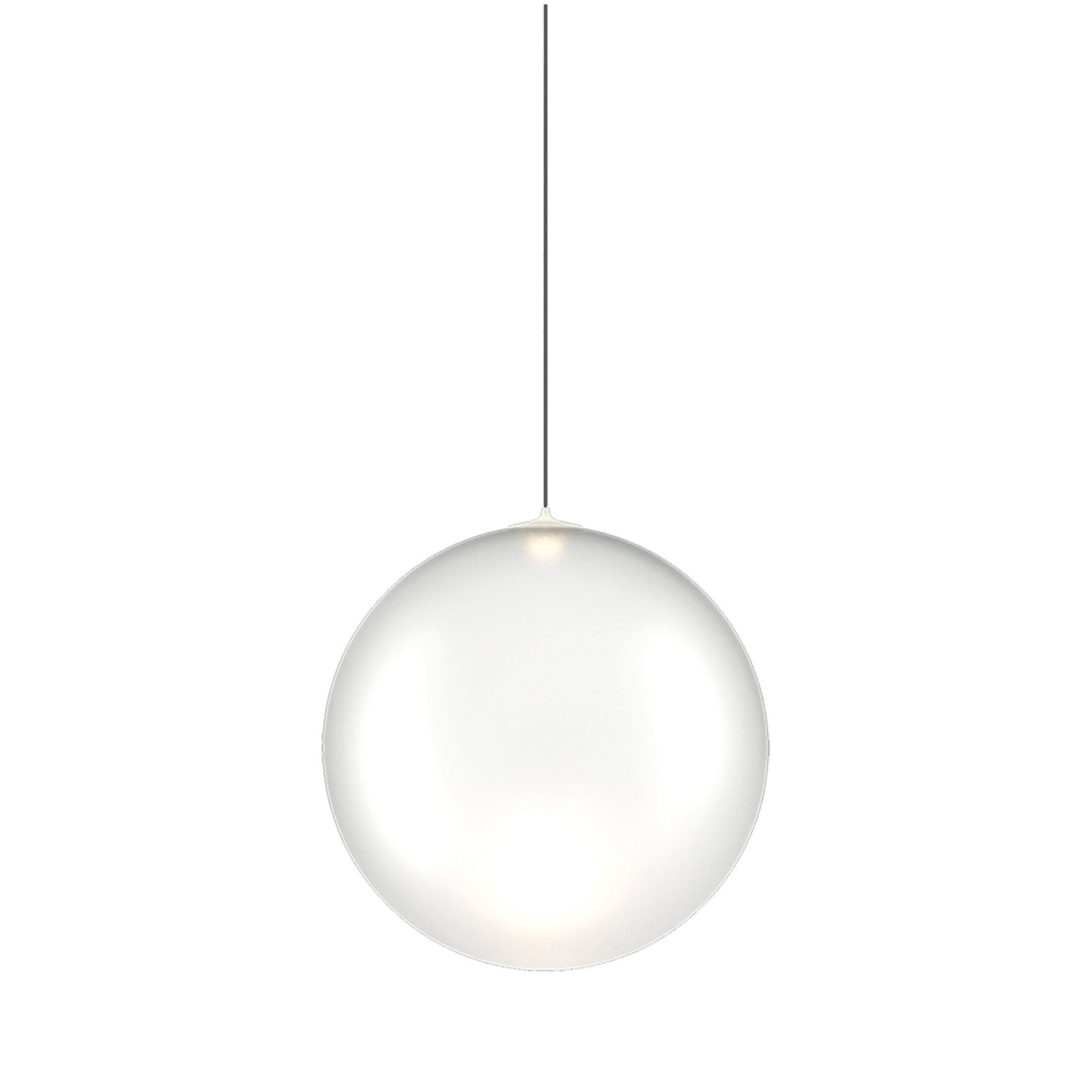 Random Solo LED Pendant Light in White (Medium).