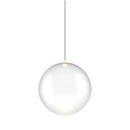 Random Solo LED Pendant Light in White (Medium).