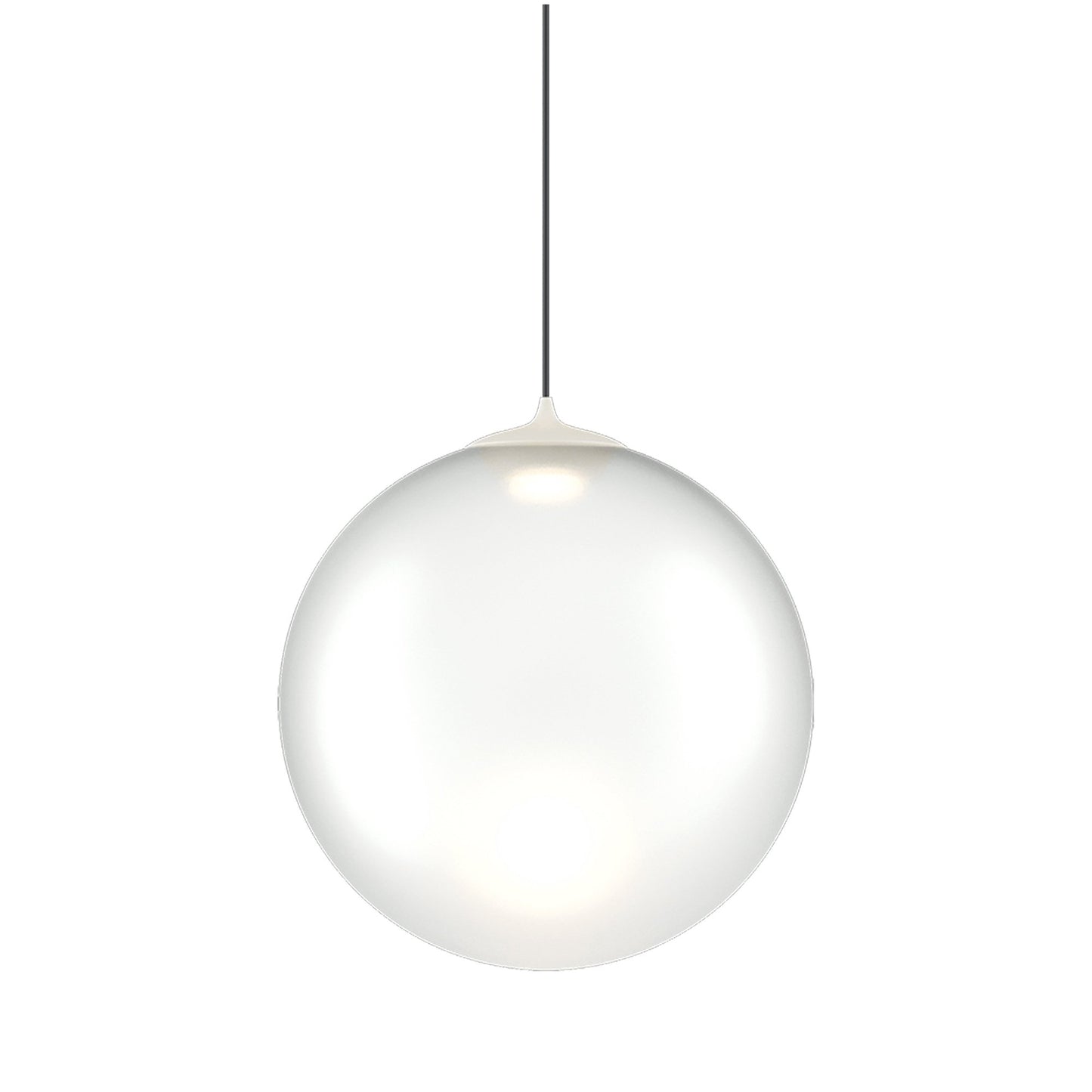 Random Solo LED Pendant Light in White (Large).