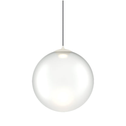 Random Solo LED Pendant Light in White (Large).