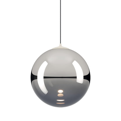 Random Solo LED Pendant Light in Chrome (Large).