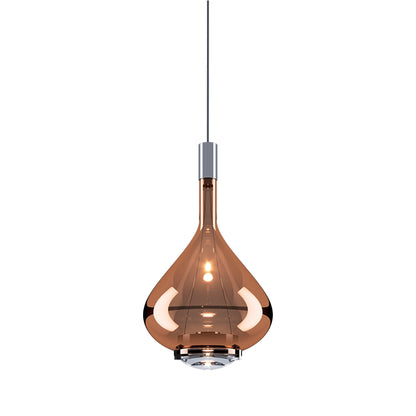 Sky-Fall LED Pendant Light in Glossy Bronze (Medium).