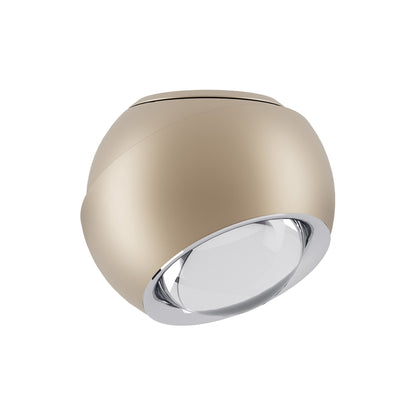 Spider LED Flush Mount Ceiling Light in Matte Champagne.