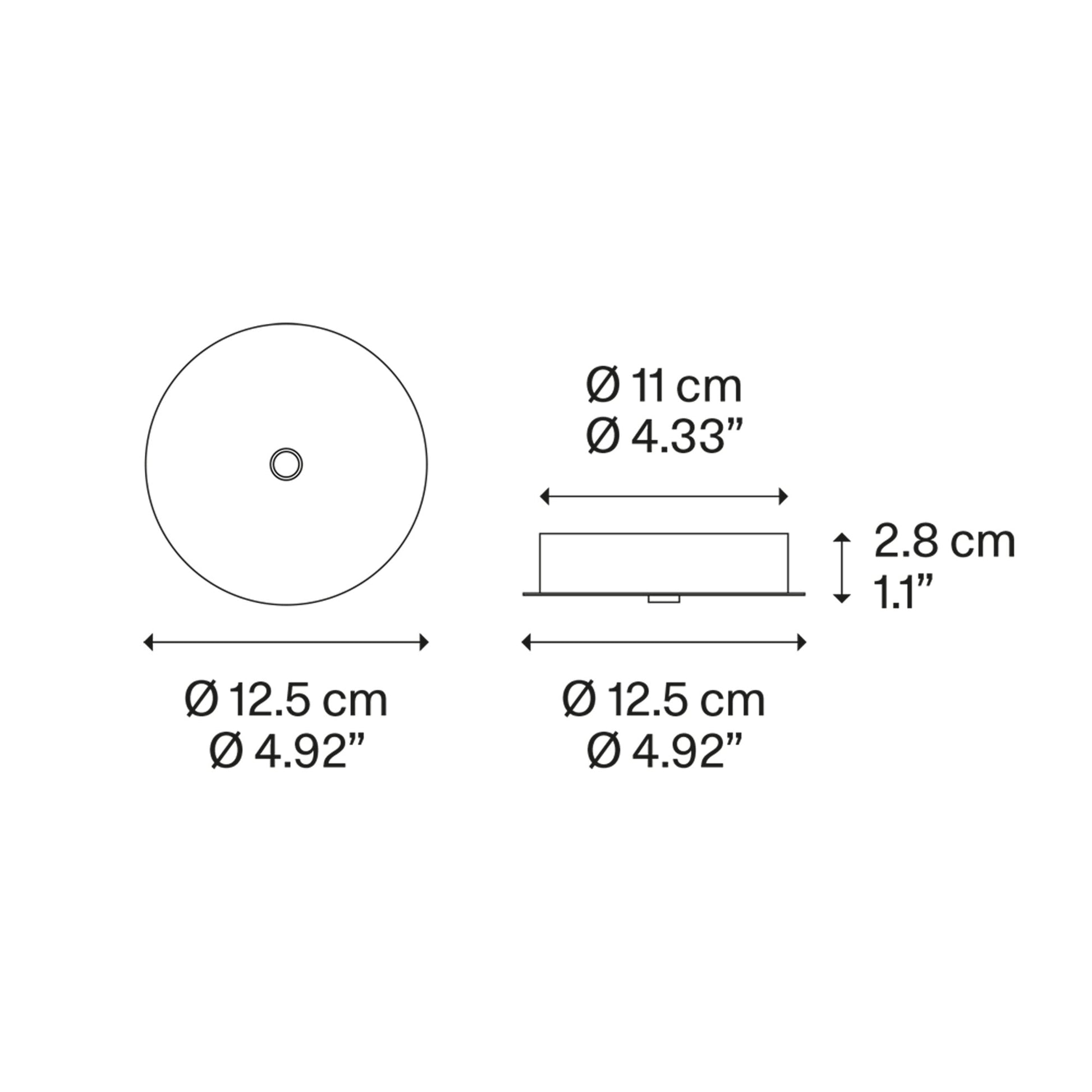 Volum Cluster Pendant Light - line drawing.