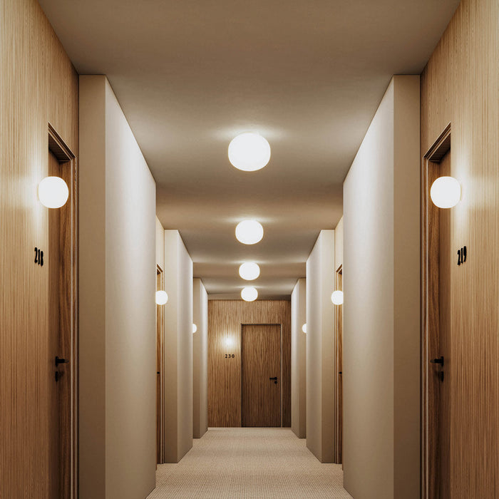 Volum Wall Light in hallway.