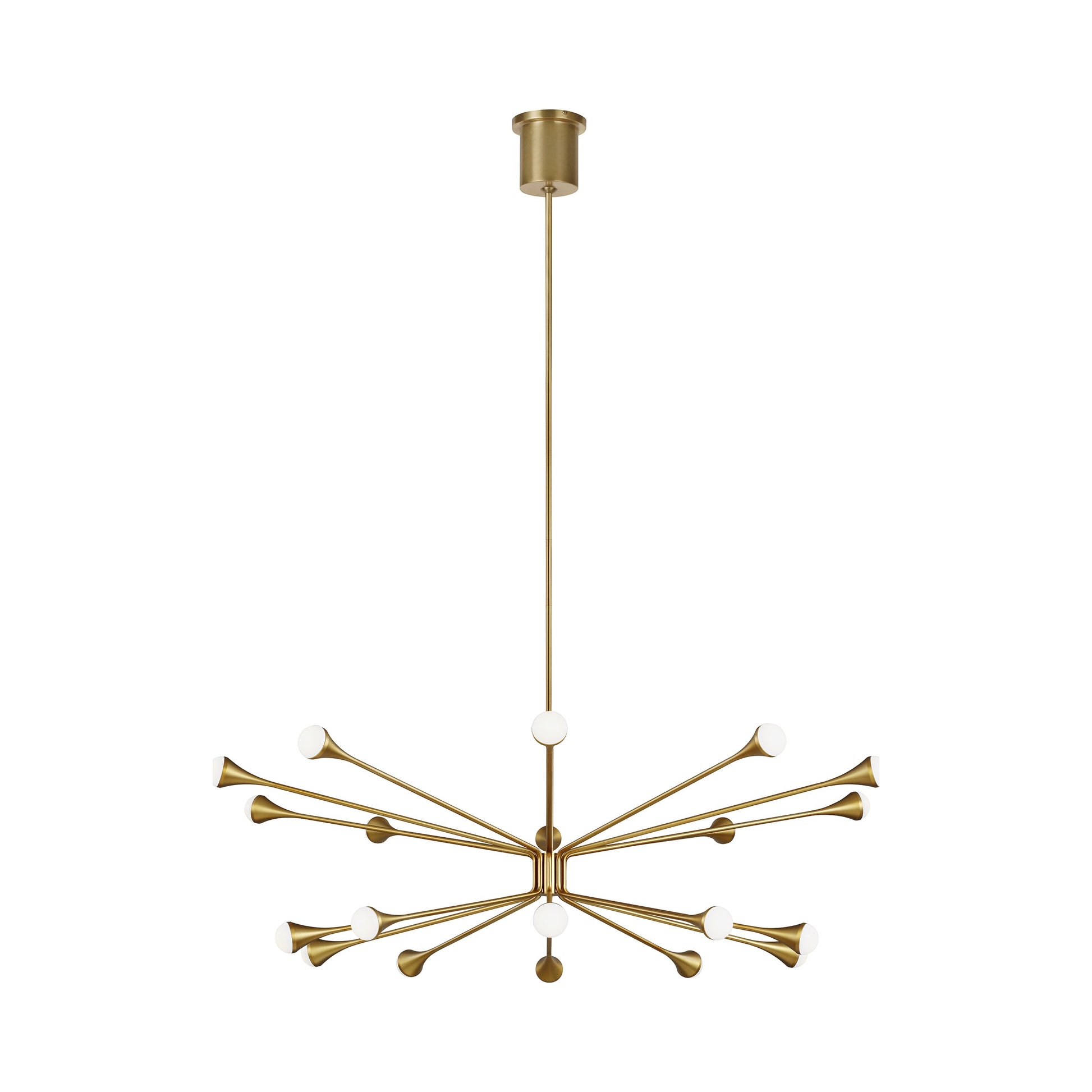 Lody LED Chandelier in Aged Brass (20-Light).