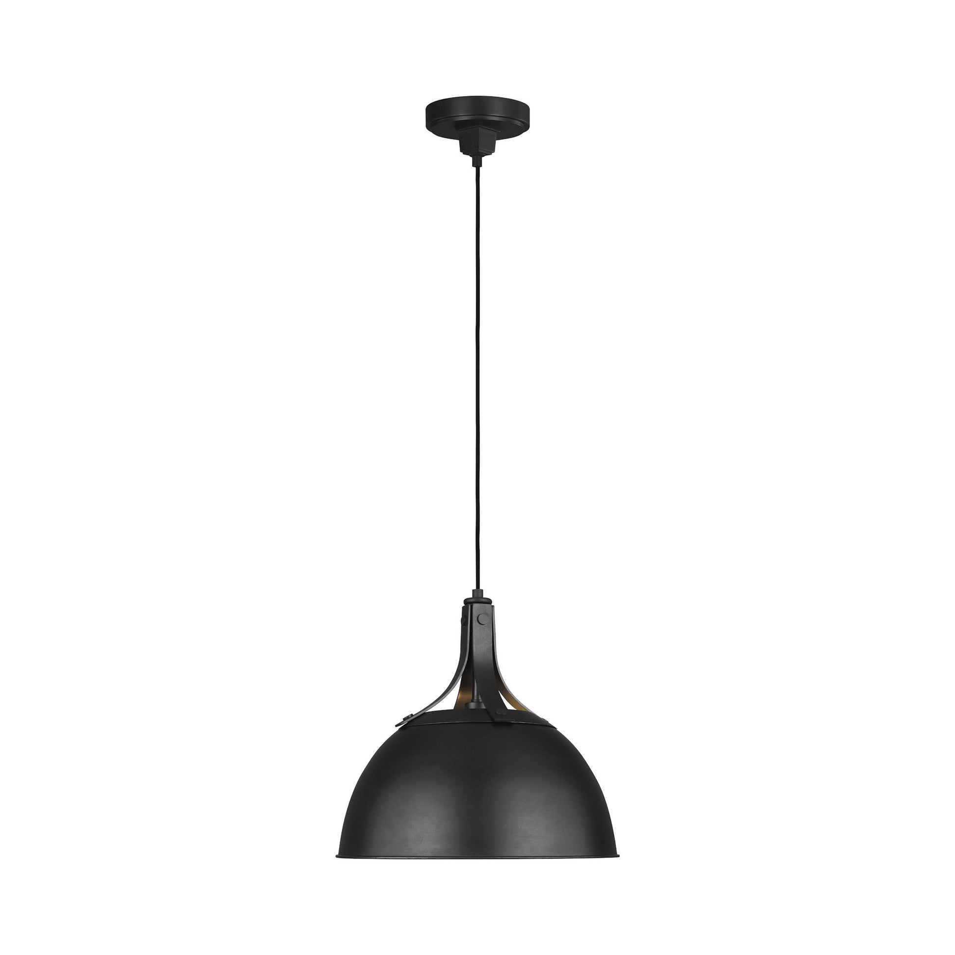 Logan Pendant Light in Aged Iron (Medium).