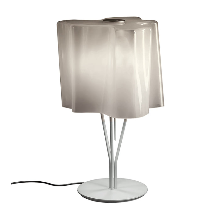 Logico Table Lamp in Grey/Smoke.