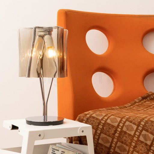 Logico Table Lamp in bedroom.