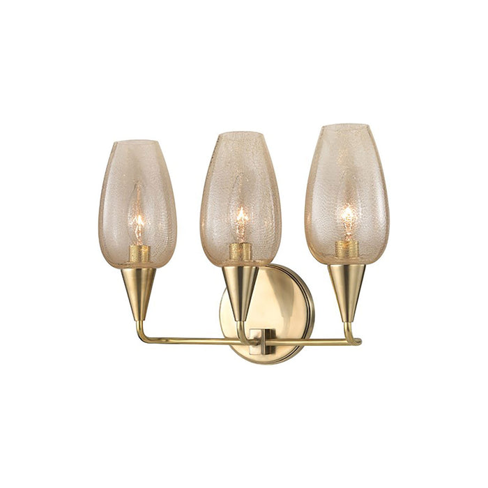 Longmont Bath Vanity Light in Brass.