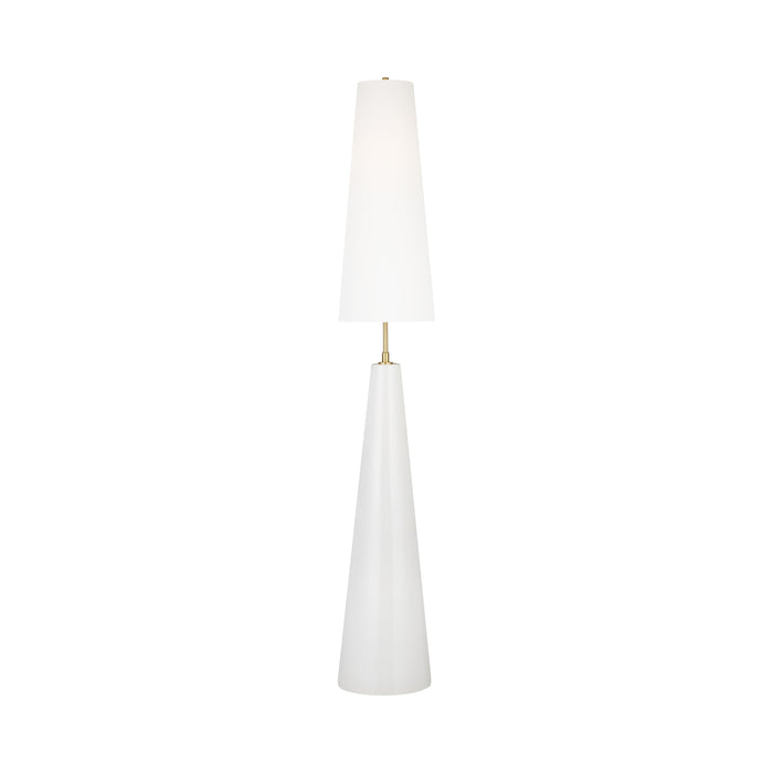 Lorne LED Floor Lamp in White.