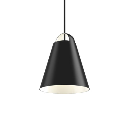 Above LED Pendant Light in Black (9.8-Inch).