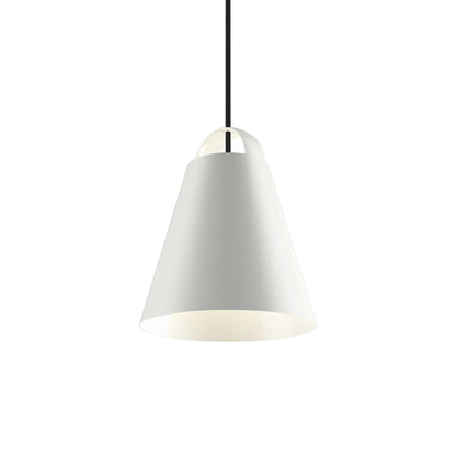 Above LED Pendant Light in White (9.8-Inch).