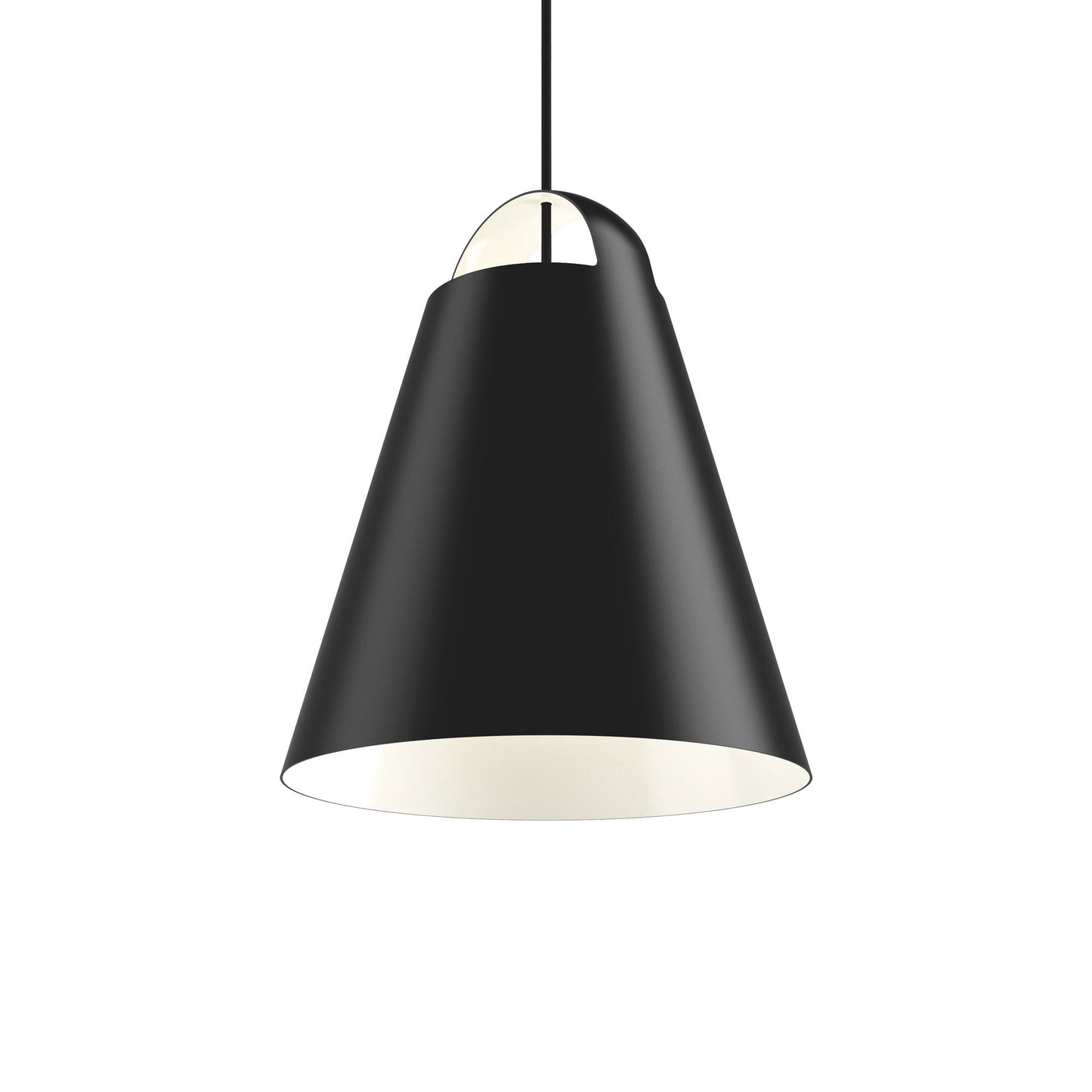 Above LED Pendant Light in Black (15.7-Inch).