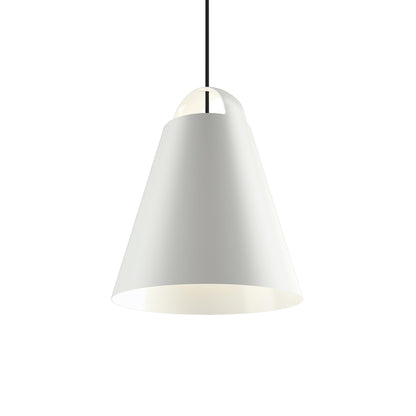 Above LED Pendant Light in White (15.7-Inch).