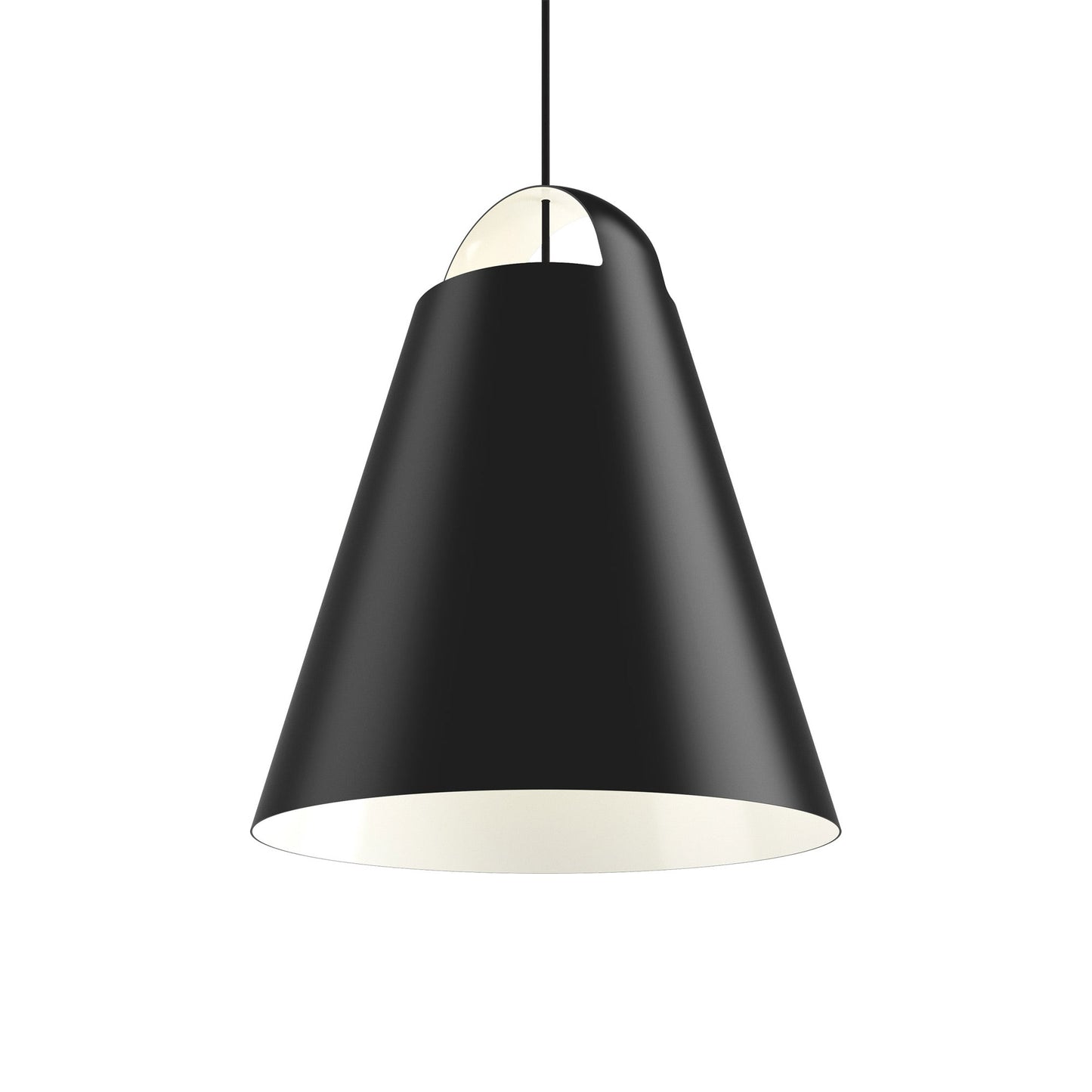 Above LED Pendant Light in Black (21.7-Inch).