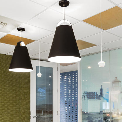 Above LED Pendant Light in office.