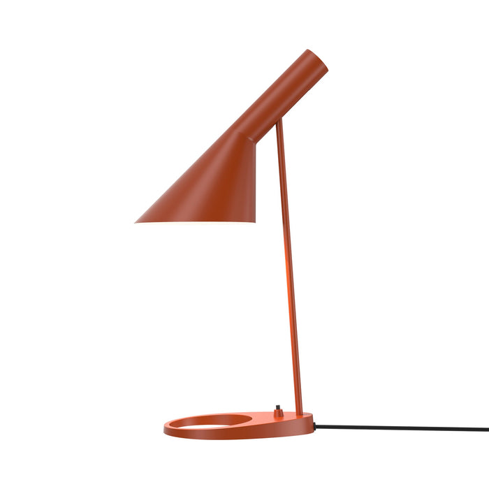 AJ Table Lamp in Rustry Red (Large).