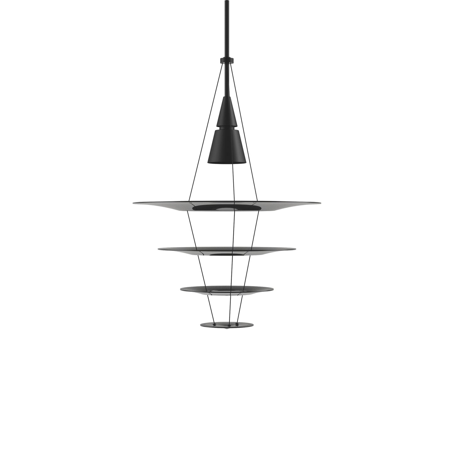 Enigma Pendant Light in Black (Small).