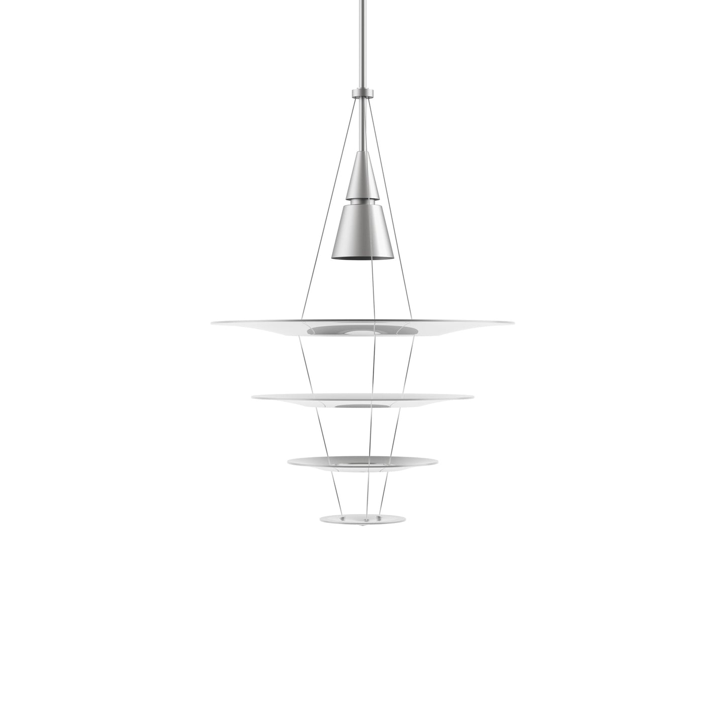 Enigma Pendant Light in Brushed Aluminum (Small)