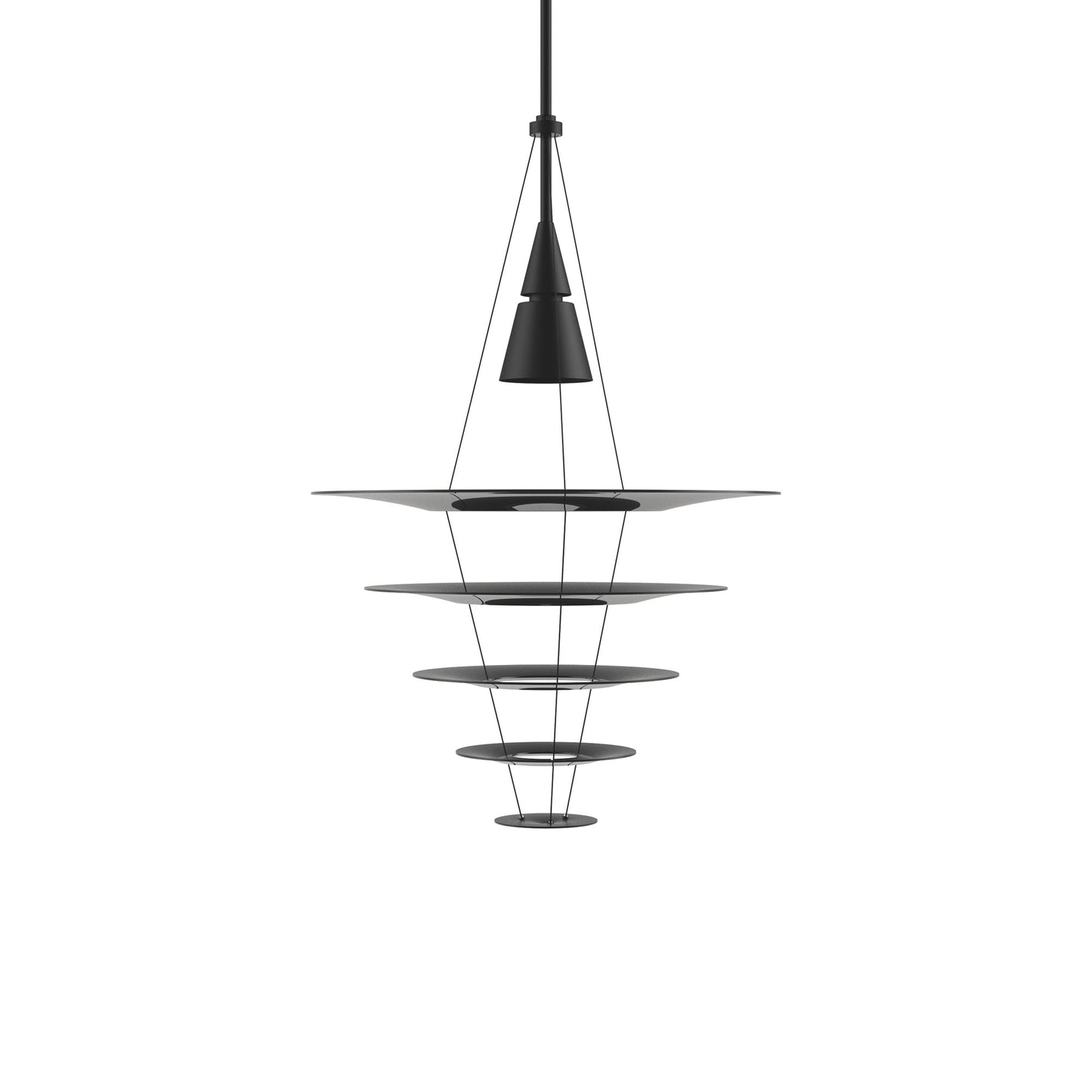 Enigma Pendant Light in Black (Medium).