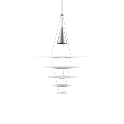 Enigma Pendant Light in Brushed Aluminum (Medium).