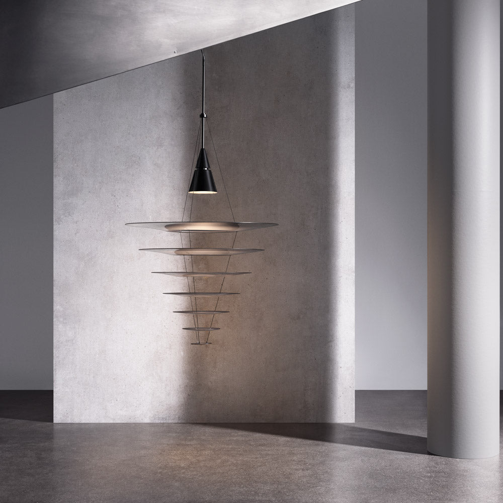 Enigma Pendant Light in hall.