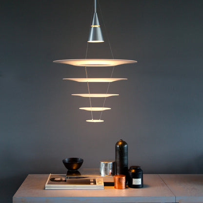 Enigma Pendant Light in dining room.