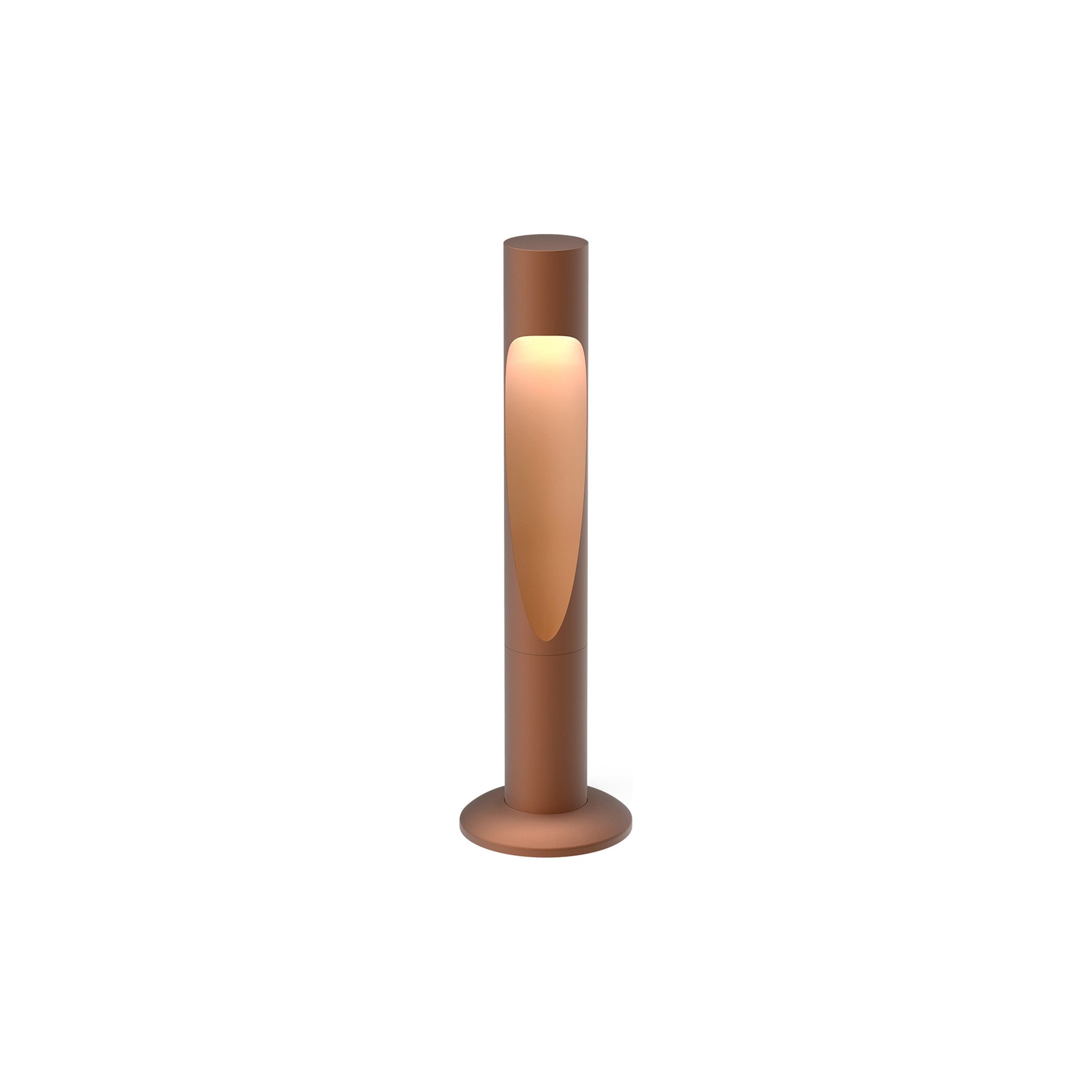 Flindt Garden Outdoor LED Bollard in Corten Color (Short).