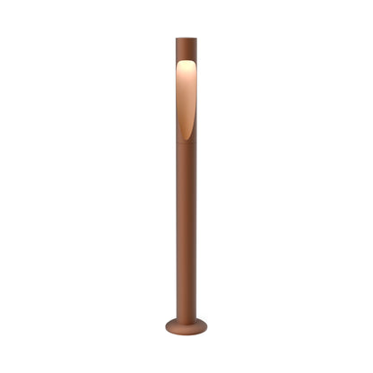 Flindt Garden Outdoor LED Bollard in Corten Color (Long).